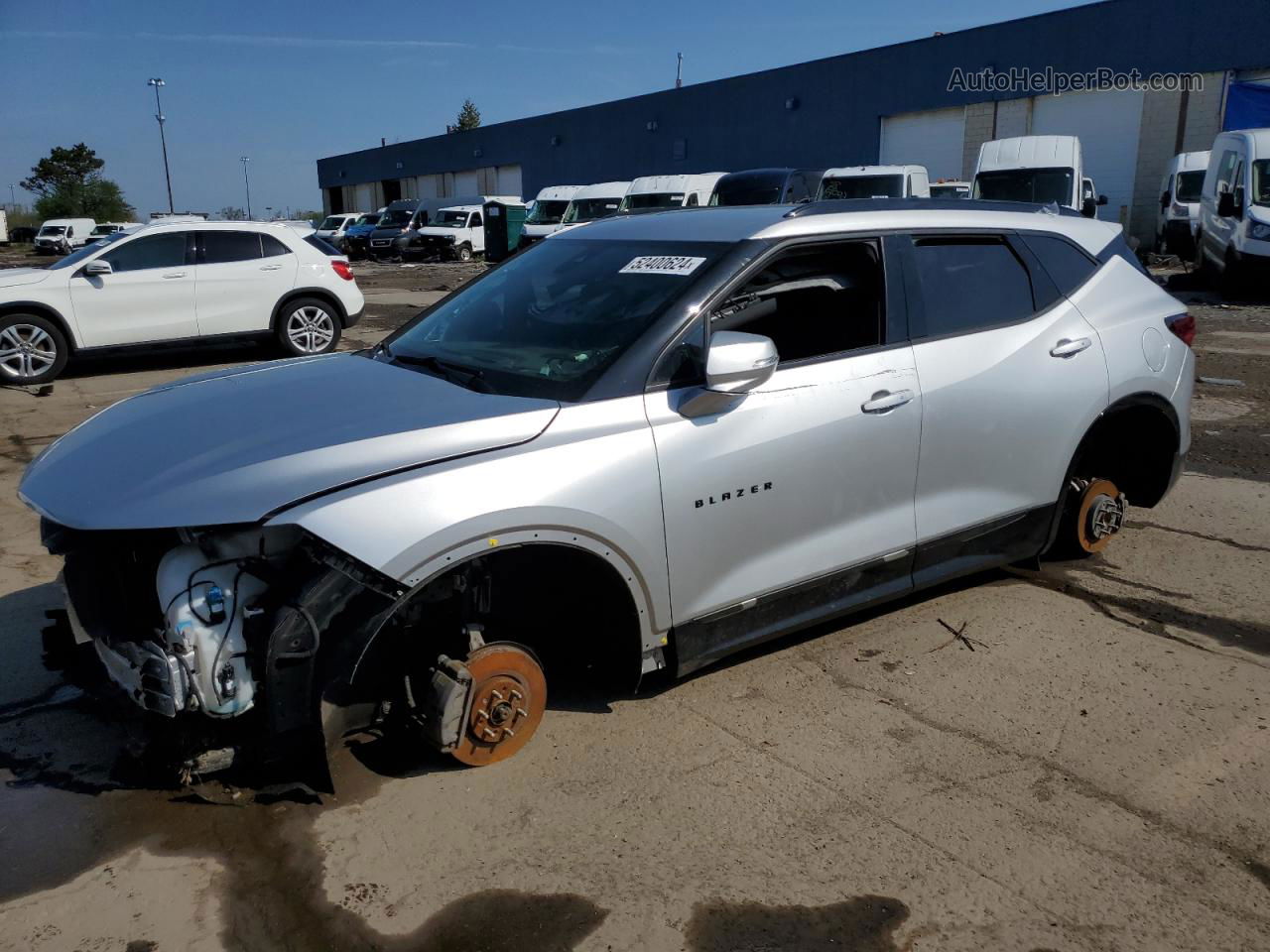 2020 Chevrolet Blazer Rs Silver vin: 3GNKBERS1LS622261