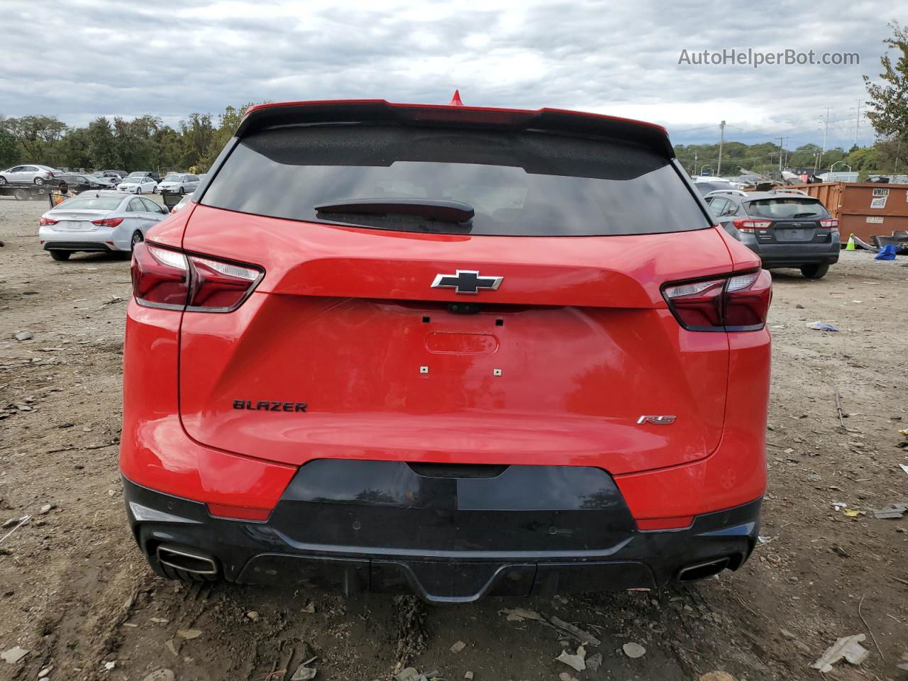 2020 Chevrolet Blazer Rs Red vin: 3GNKBERS1LS637830