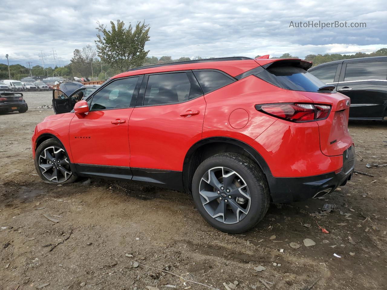 2020 Chevrolet Blazer Rs Red vin: 3GNKBERS1LS637830