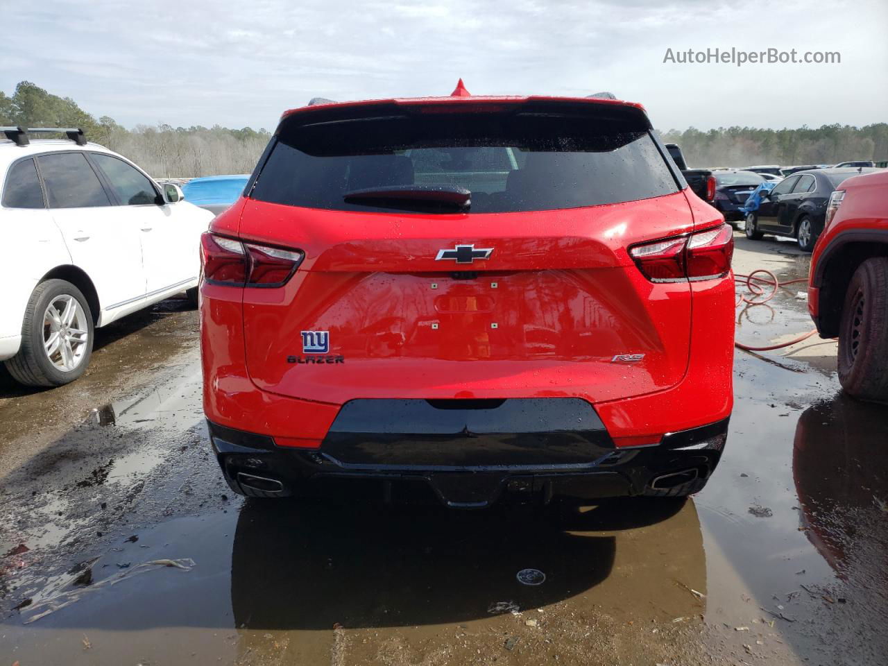 2019 Chevrolet Blazer Rs Красный vin: 3GNKBERS2KS638323