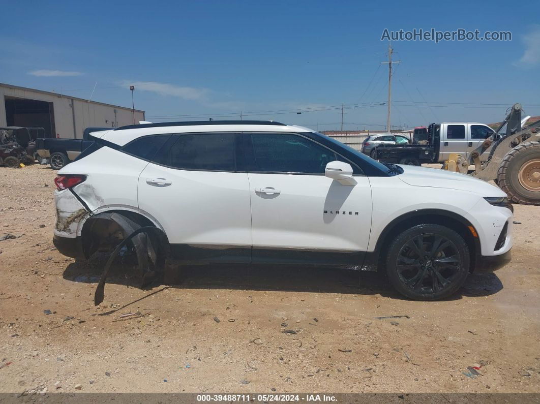 2019 Chevrolet Blazer Rs White vin: 3GNKBERS4KS676328