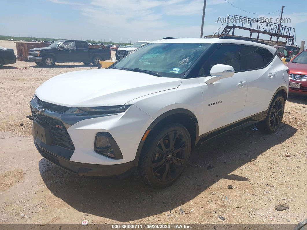 2019 Chevrolet Blazer Rs White vin: 3GNKBERS4KS676328