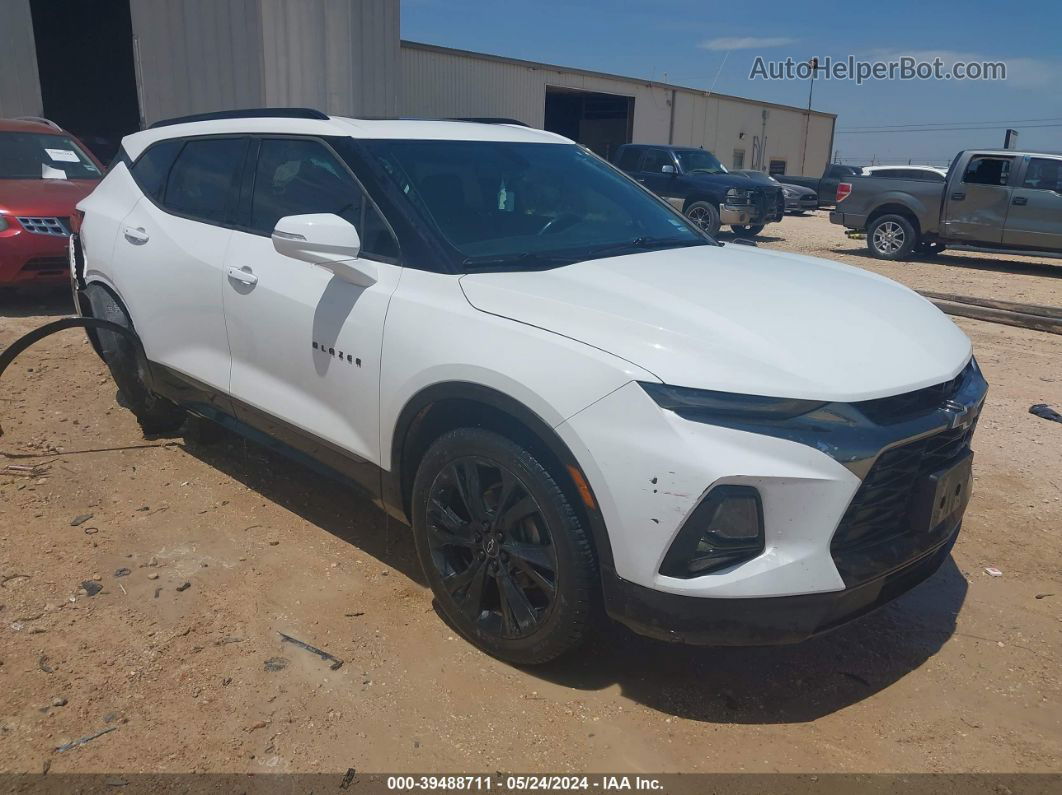 2019 Chevrolet Blazer Rs White vin: 3GNKBERS4KS676328