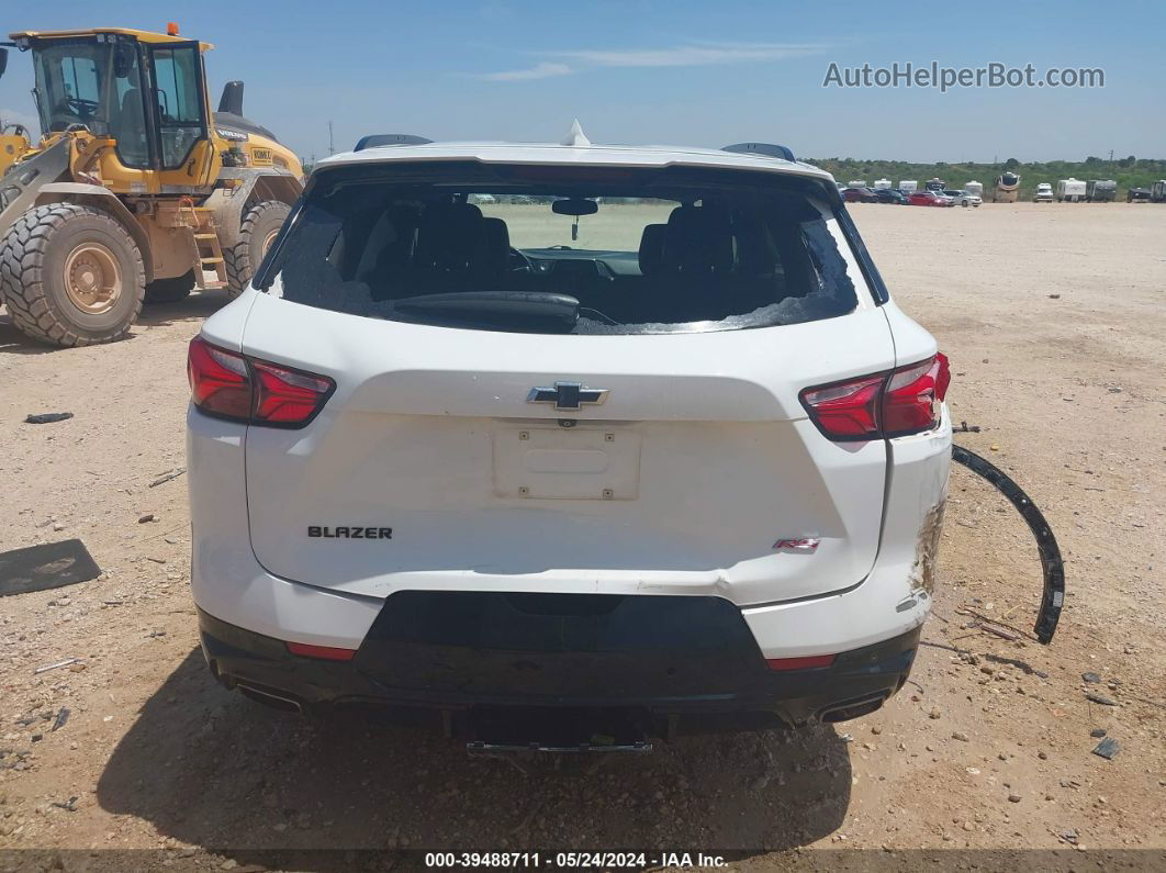 2019 Chevrolet Blazer Rs White vin: 3GNKBERS4KS676328