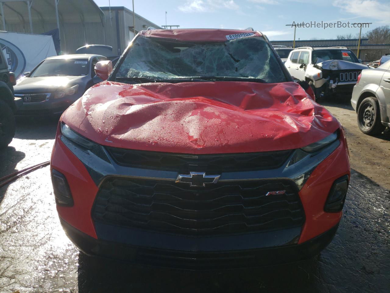 2019 Chevrolet Blazer Rs Красный vin: 3GNKBERS5KS639062