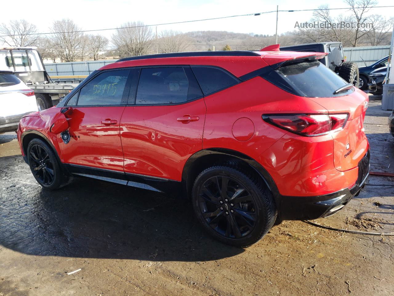 2019 Chevrolet Blazer Rs Красный vin: 3GNKBERS5KS639062