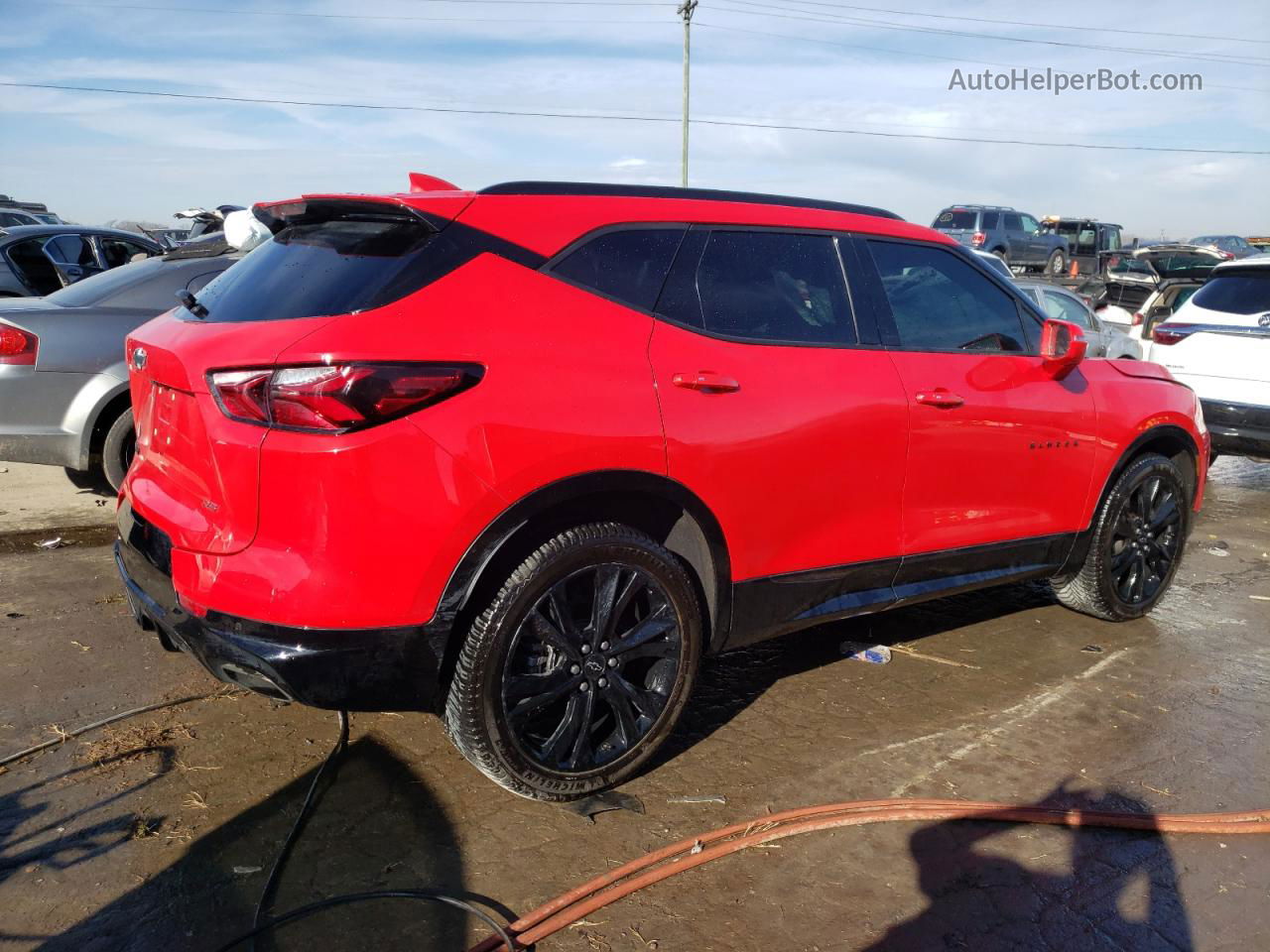 2019 Chevrolet Blazer Rs Красный vin: 3GNKBERS5KS639062