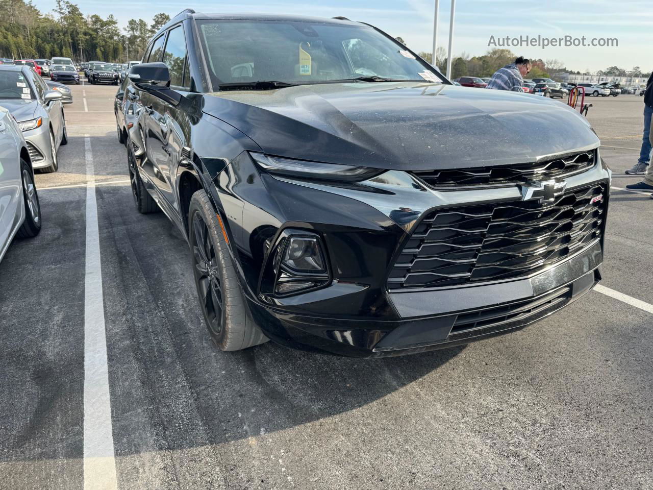 2019 Chevrolet Blazer Rs Black vin: 3GNKBERS5KS655505