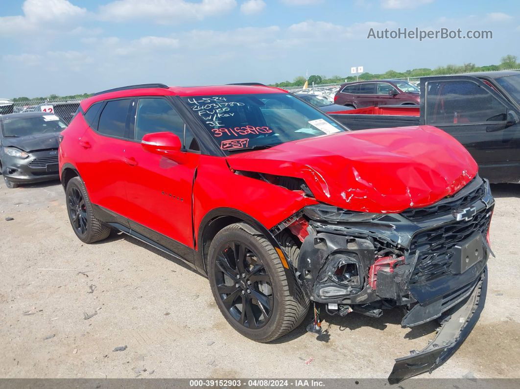 2020 Chevrolet Blazer Fwd Rs Красный vin: 3GNKBERS5LS607553