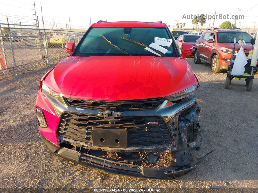 2019 Chevrolet Blazer Rs Red vin: 3GNKBERS6KS670675