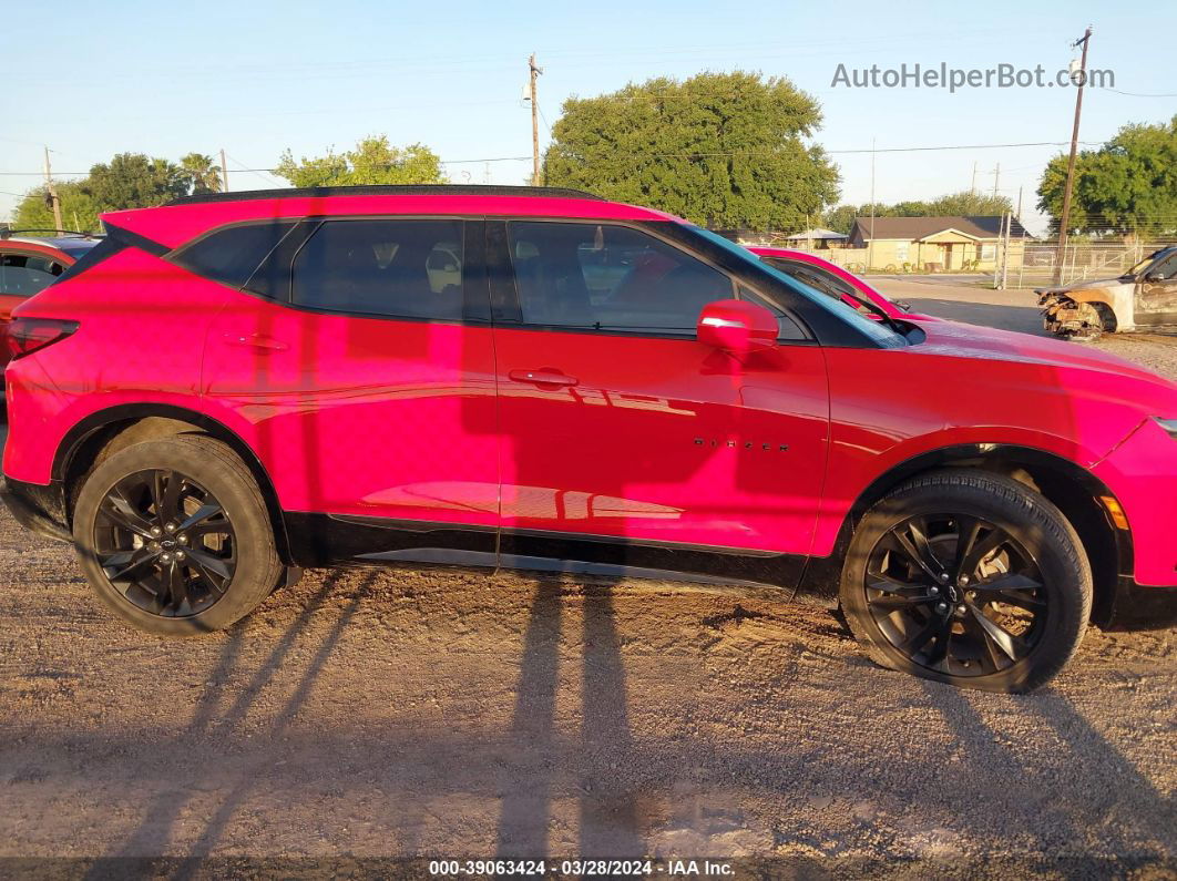 2019 Chevrolet Blazer Rs Red vin: 3GNKBERS6KS670675