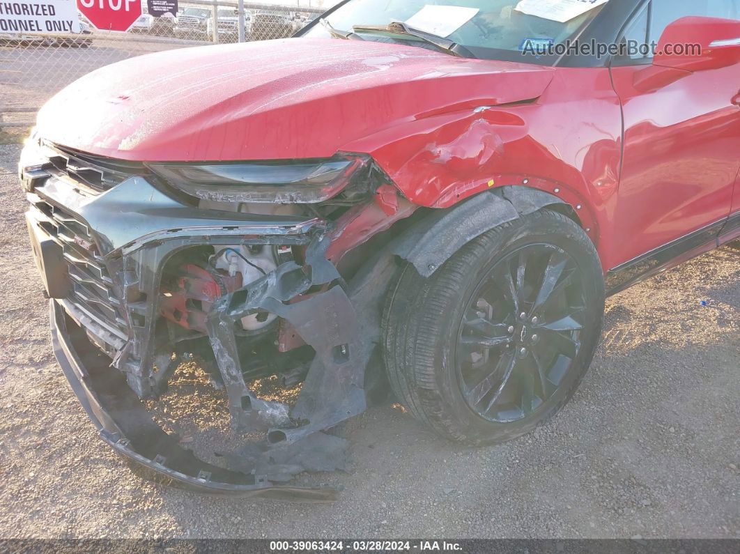 2019 Chevrolet Blazer Rs Red vin: 3GNKBERS6KS670675