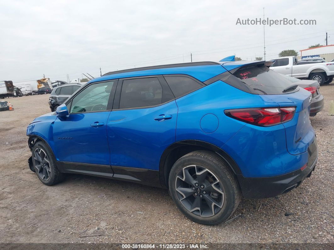 2020 Chevrolet Blazer Fwd Rs Light Blue vin: 3GNKBERS6LS665445