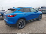 2020 Chevrolet Blazer Fwd Rs Light Blue vin: 3GNKBERS6LS665445