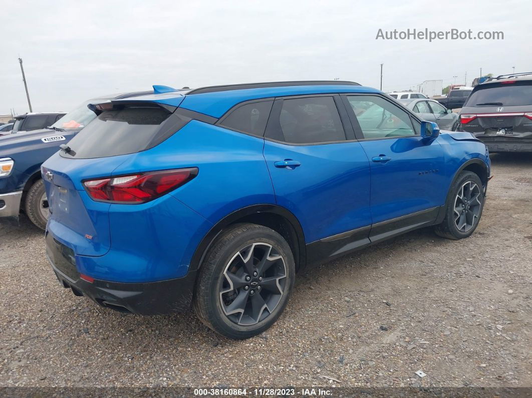 2020 Chevrolet Blazer Fwd Rs Light Blue vin: 3GNKBERS6LS665445