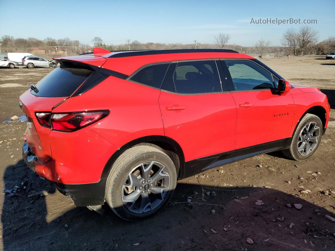 2020 Chevrolet Blazer Rs Красный vin: 3GNKBERS7LS596863