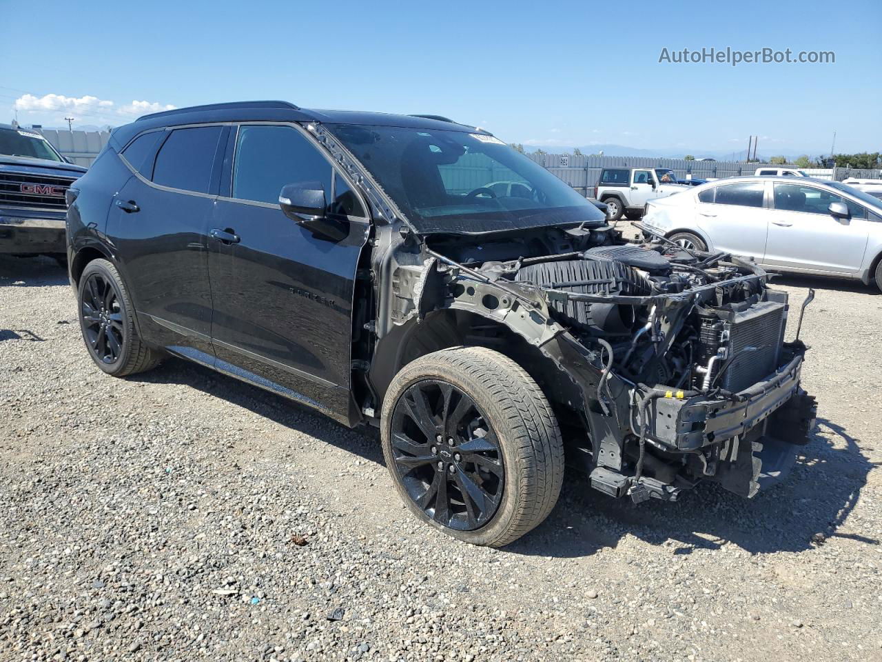 2019 Chevrolet Blazer Rs Черный vin: 3GNKBERS8KS671049