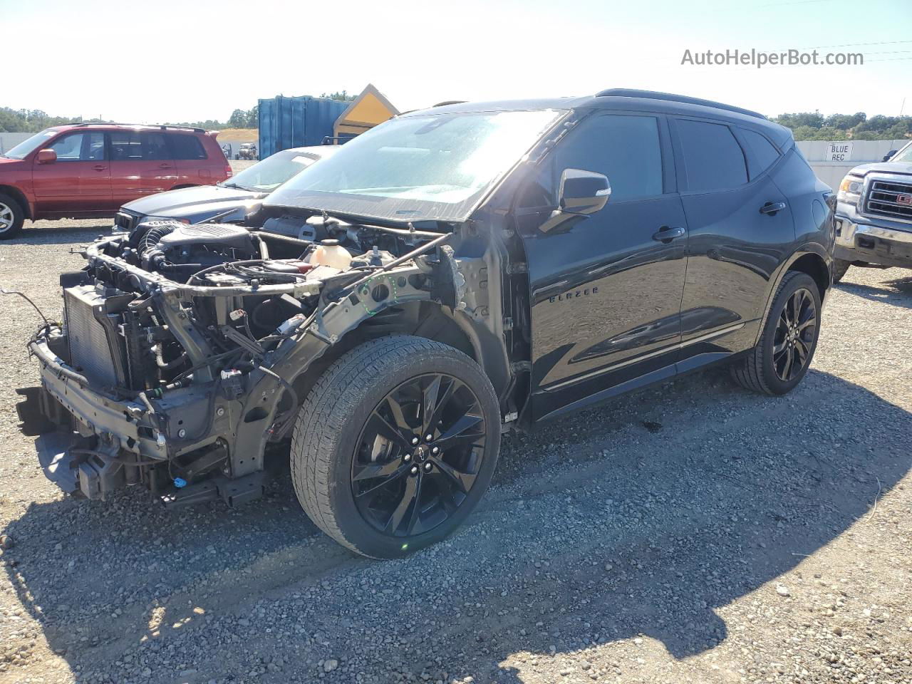 2019 Chevrolet Blazer Rs Черный vin: 3GNKBERS8KS671049