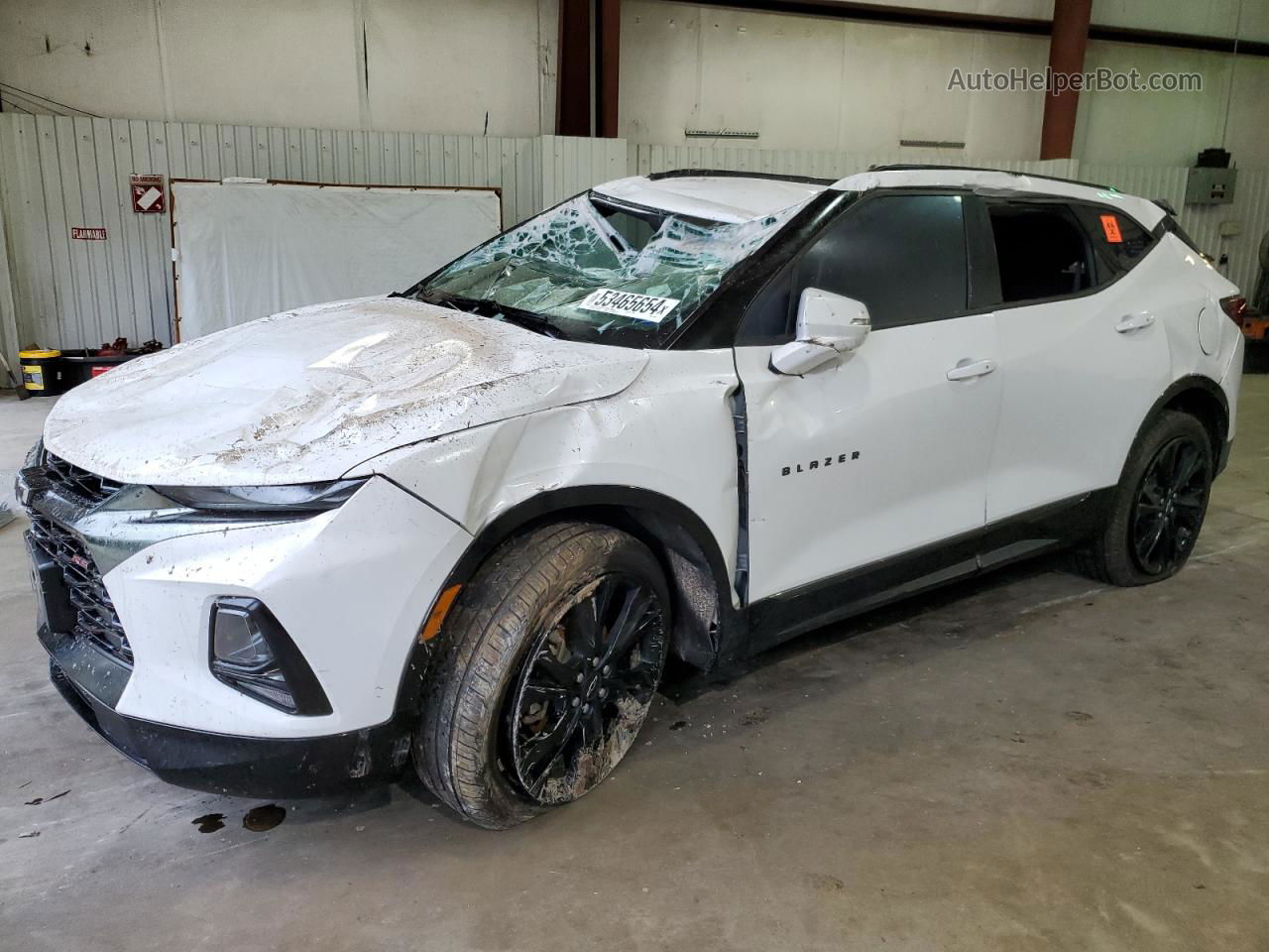 2020 Chevrolet Blazer Rs White vin: 3GNKBERS8LS536879