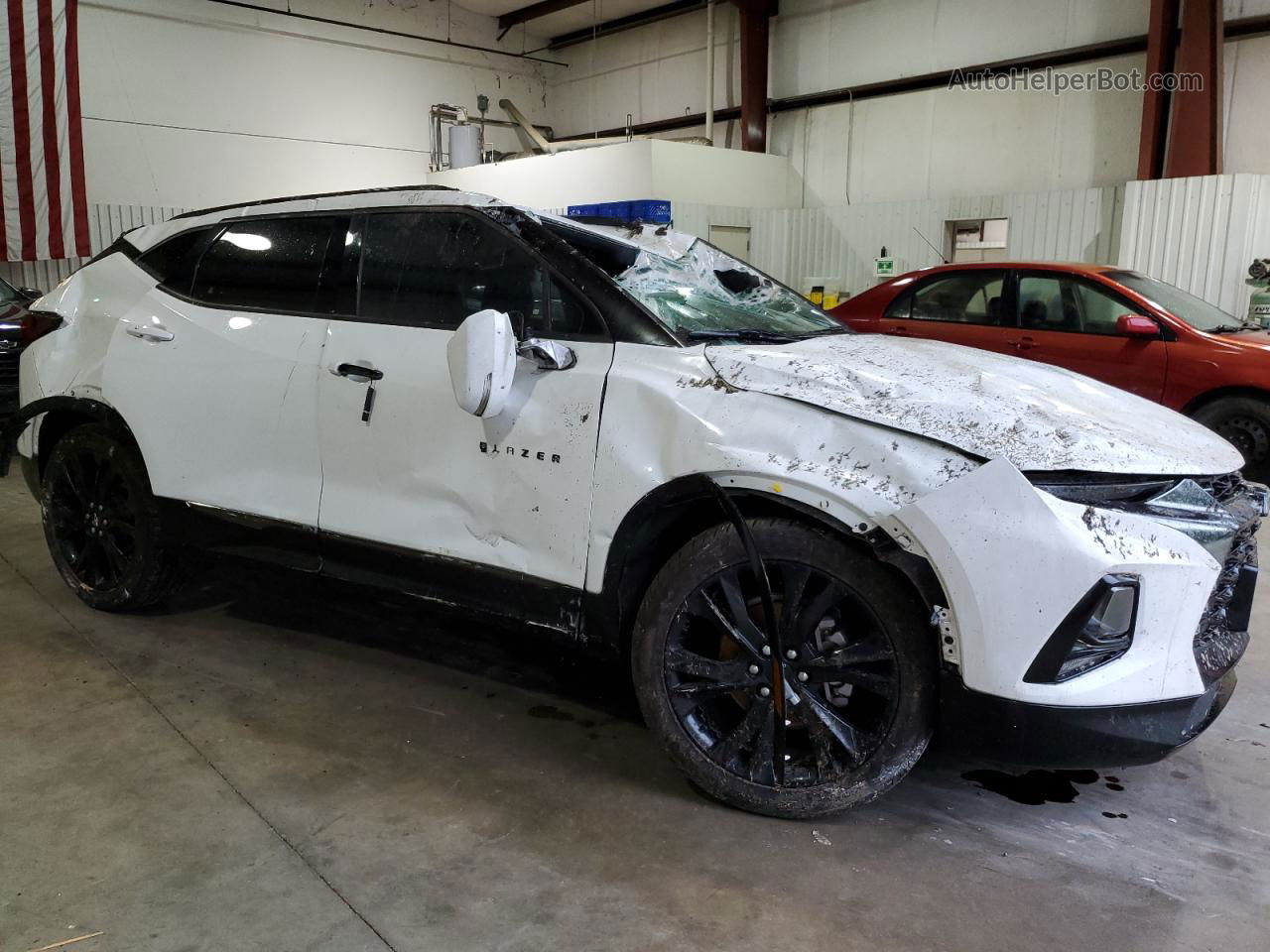 2020 Chevrolet Blazer Rs White vin: 3GNKBERS8LS536879