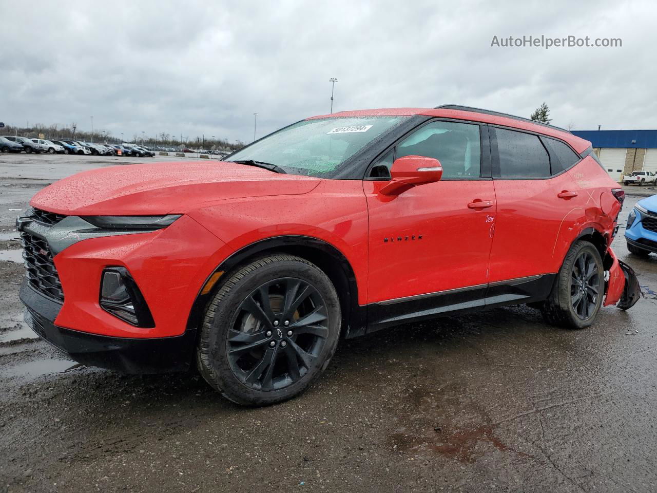 2020 Chevrolet Blazer Rs Красный vin: 3GNKBERS8LS684160