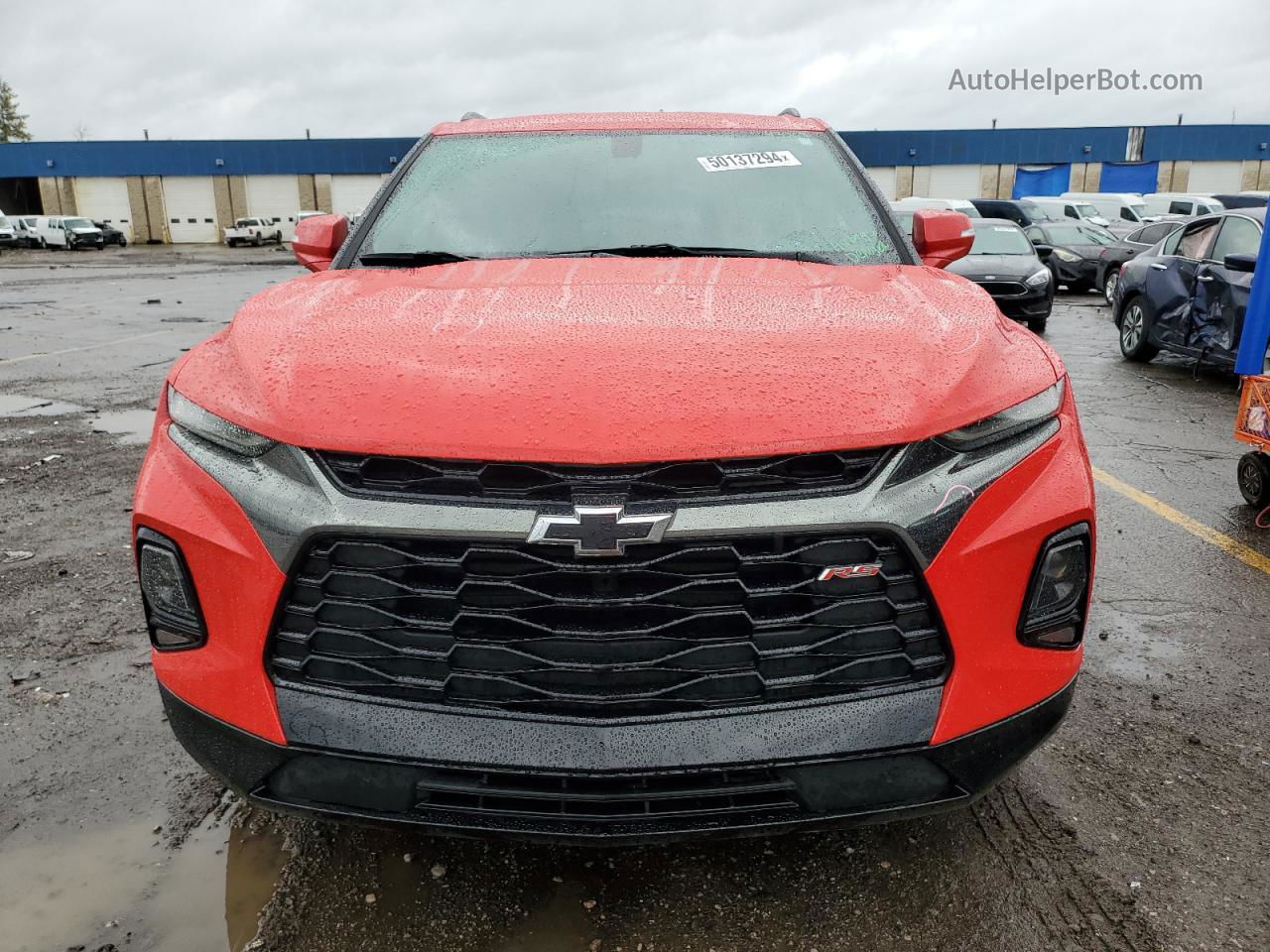 2020 Chevrolet Blazer Rs Red vin: 3GNKBERS8LS684160