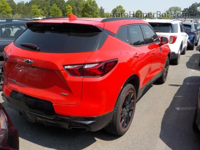 2019 Chevrolet Blazer Rs Red vin: 3GNKBERS9KS610163