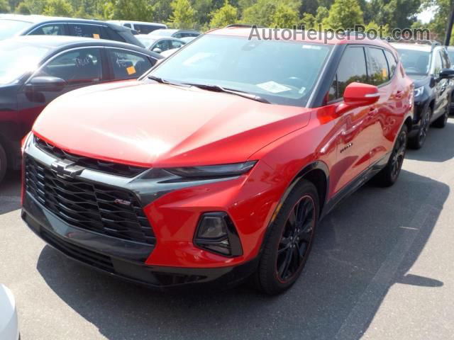 2019 Chevrolet Blazer Rs Red vin: 3GNKBERS9KS610163