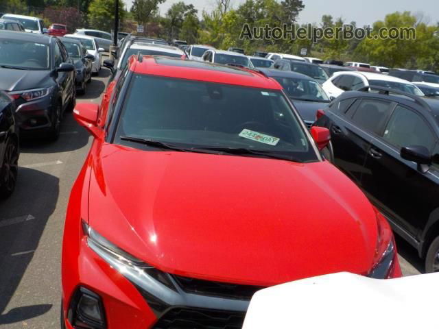 2019 Chevrolet Blazer Rs Red vin: 3GNKBERS9KS610163