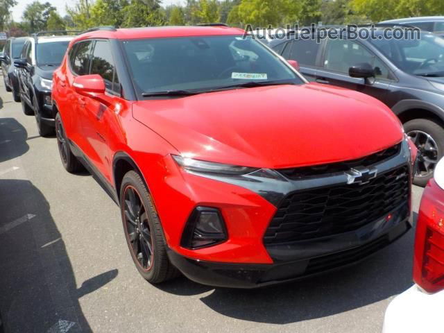 2019 Chevrolet Blazer Rs Red vin: 3GNKBERS9KS610163