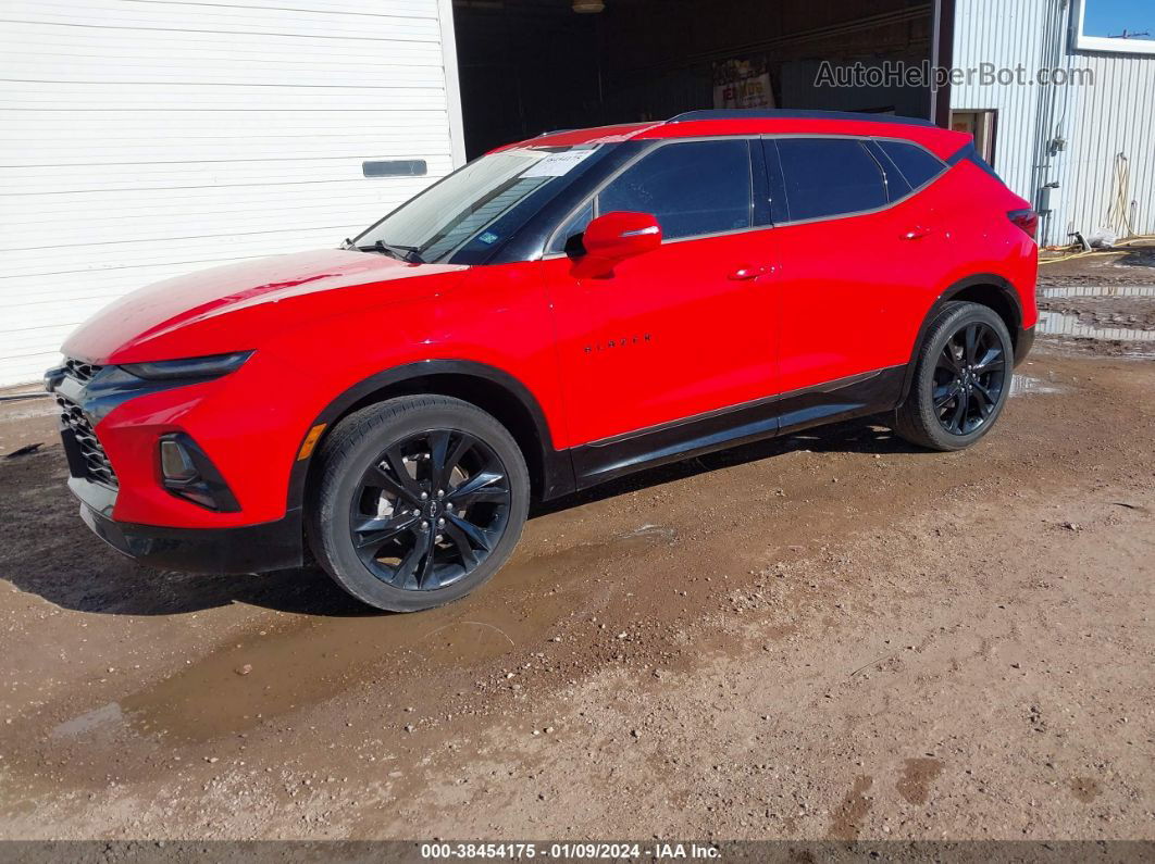 2019 Chevrolet Blazer Rs Red vin: 3GNKBERS9KS683694