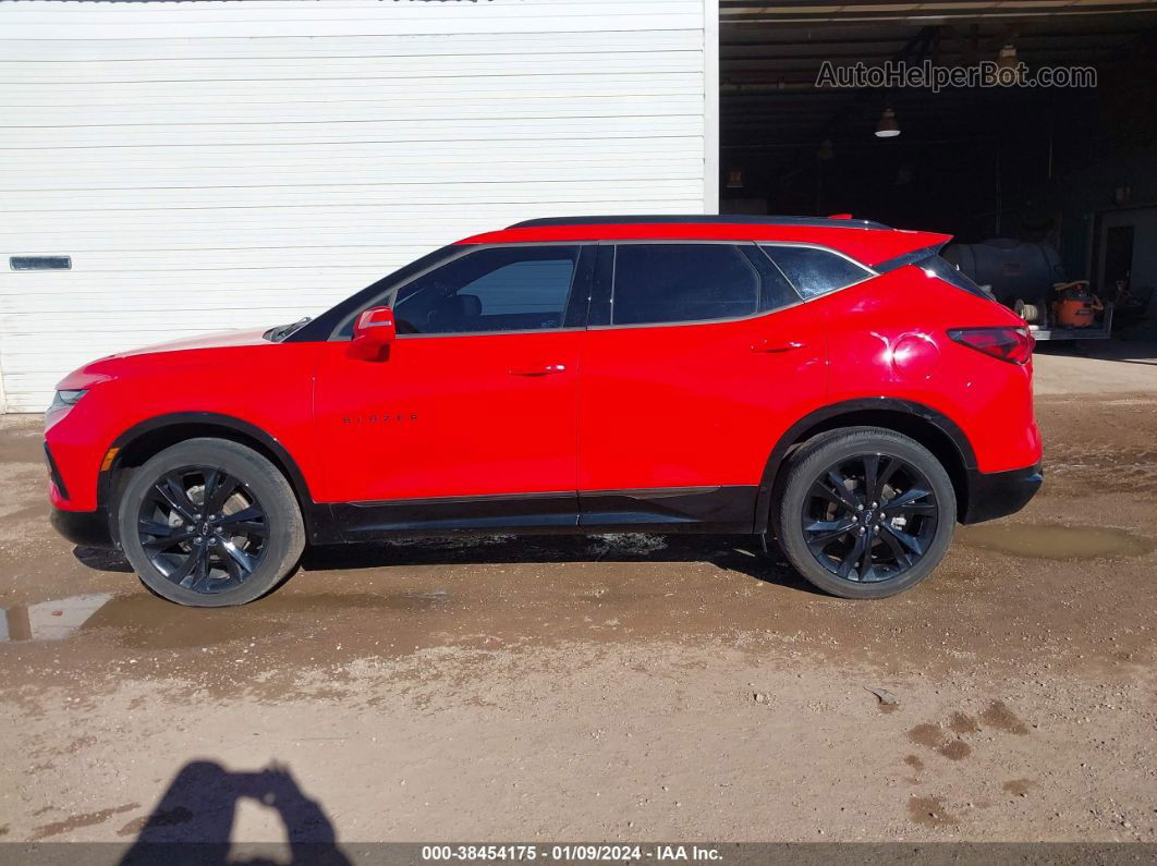 2019 Chevrolet Blazer Rs Red vin: 3GNKBERS9KS683694