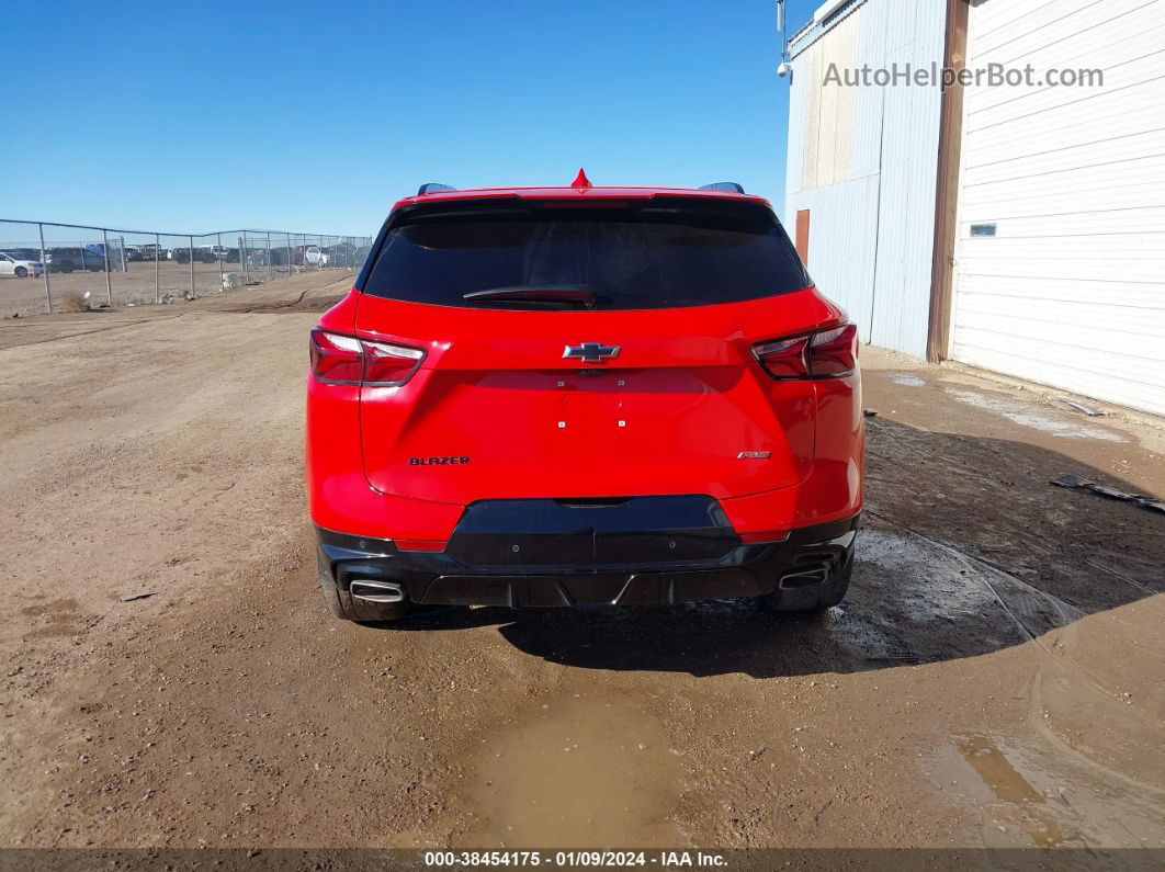 2019 Chevrolet Blazer Rs Red vin: 3GNKBERS9KS683694