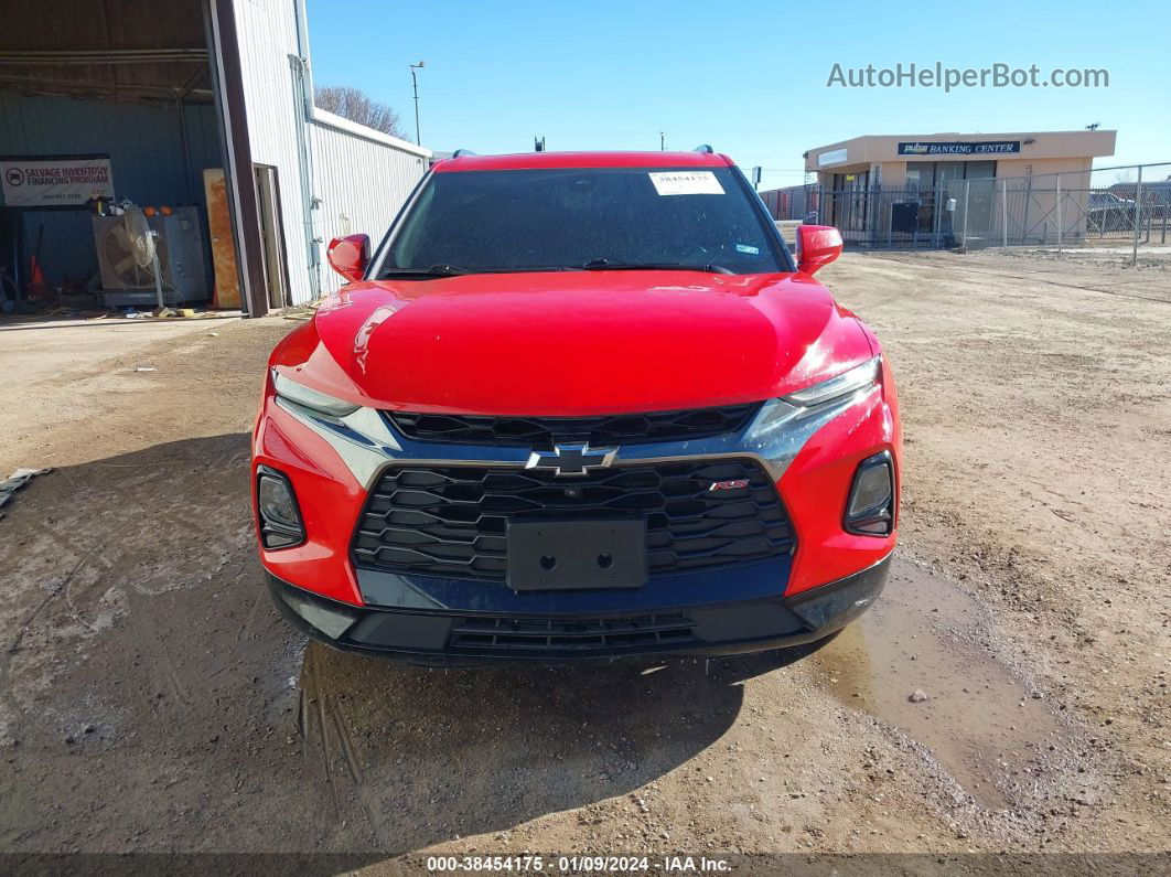 2019 Chevrolet Blazer Rs Red vin: 3GNKBERS9KS683694