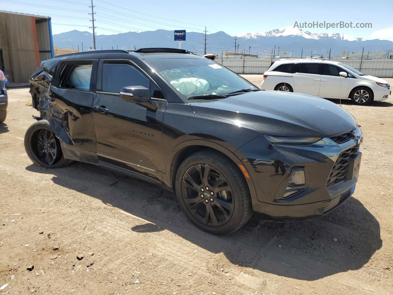 2019 Chevrolet Blazer Rs Black vin: 3GNKBERS9KS685591