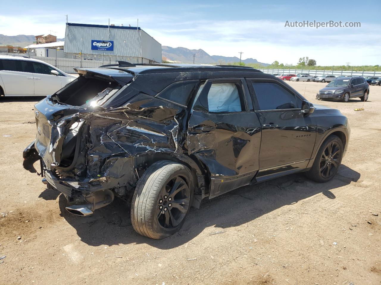 2019 Chevrolet Blazer Rs Black vin: 3GNKBERS9KS685591