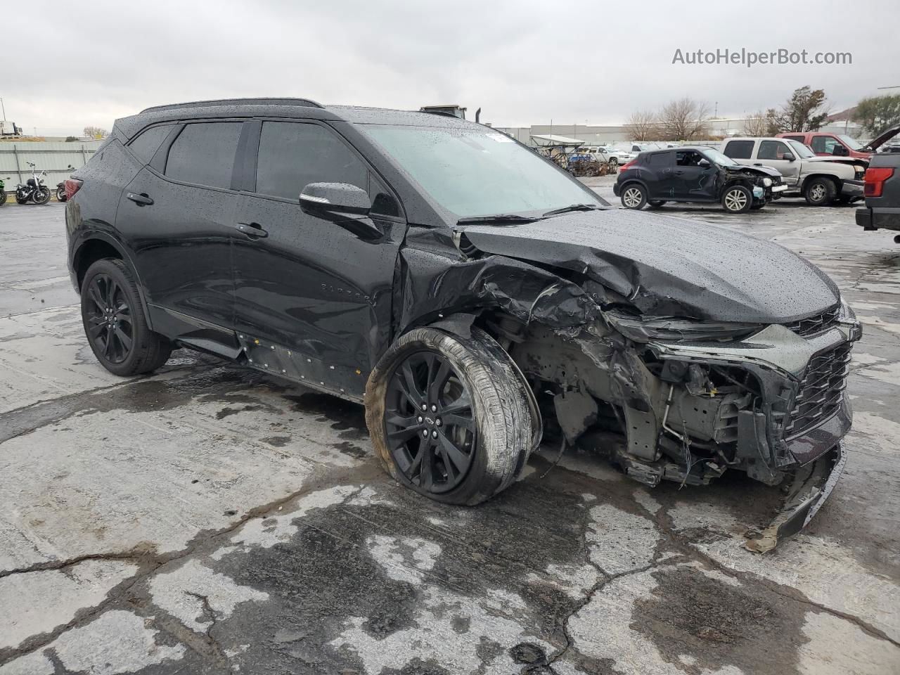 2019 Chevrolet Blazer Rs Black vin: 3GNKBERS9KS686370