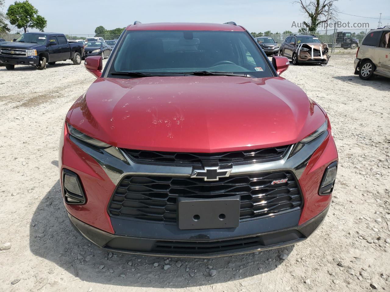 2019 Chevrolet Blazer Rs Red vin: 3GNKBERS9KS691438