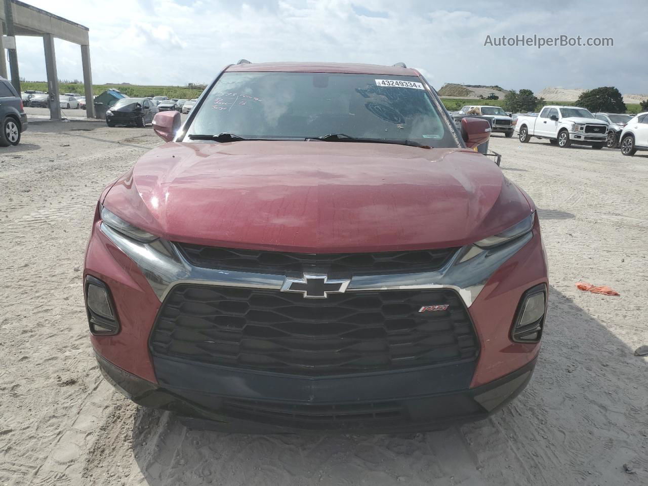 2020 Chevrolet Blazer Rs Red vin: 3GNKBERS9LS646940