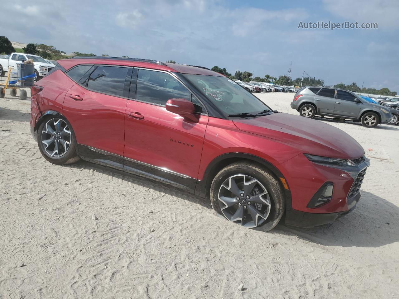 2020 Chevrolet Blazer Rs Red vin: 3GNKBERS9LS646940