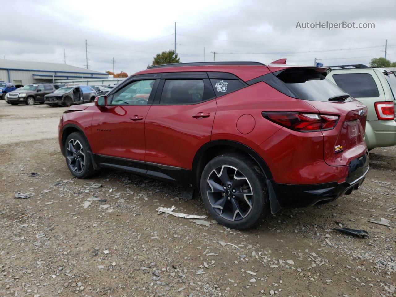 2019 Chevrolet Blazer Rs Red vin: 3GNKBERSXKS666032