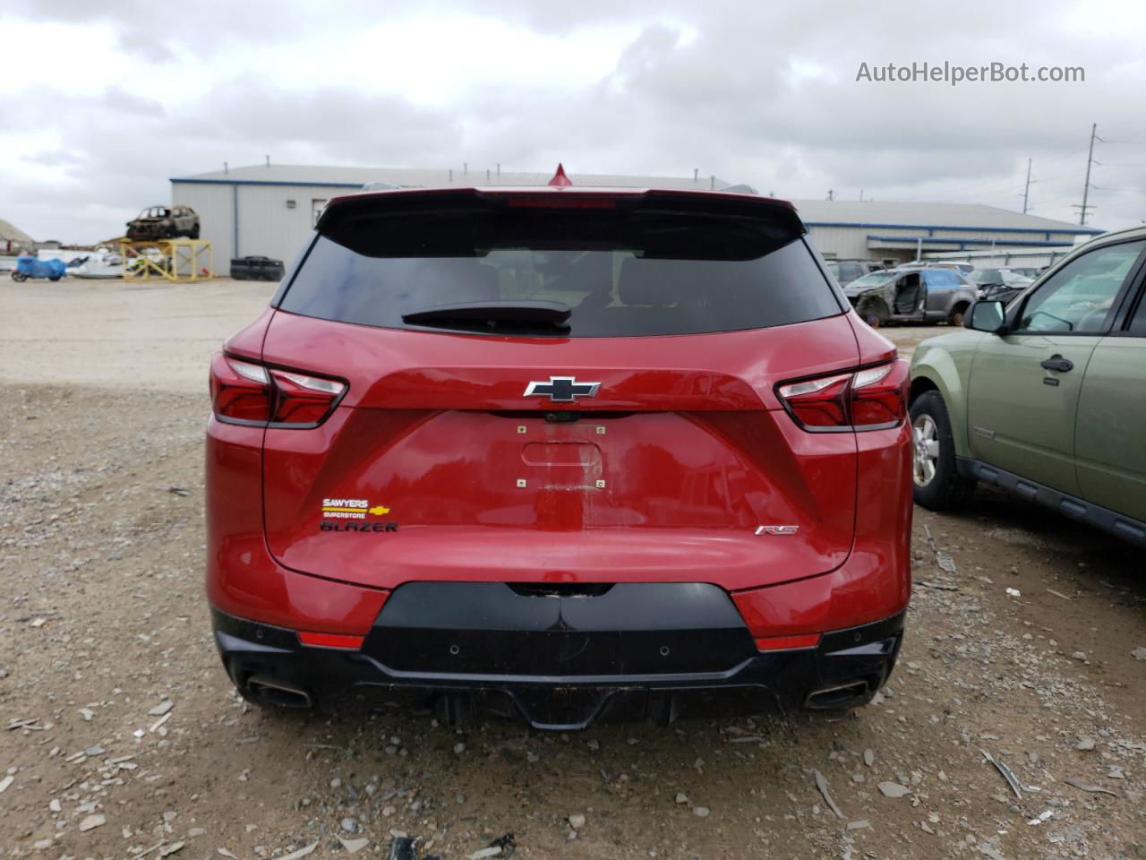 2019 Chevrolet Blazer Rs Red vin: 3GNKBERSXKS666032