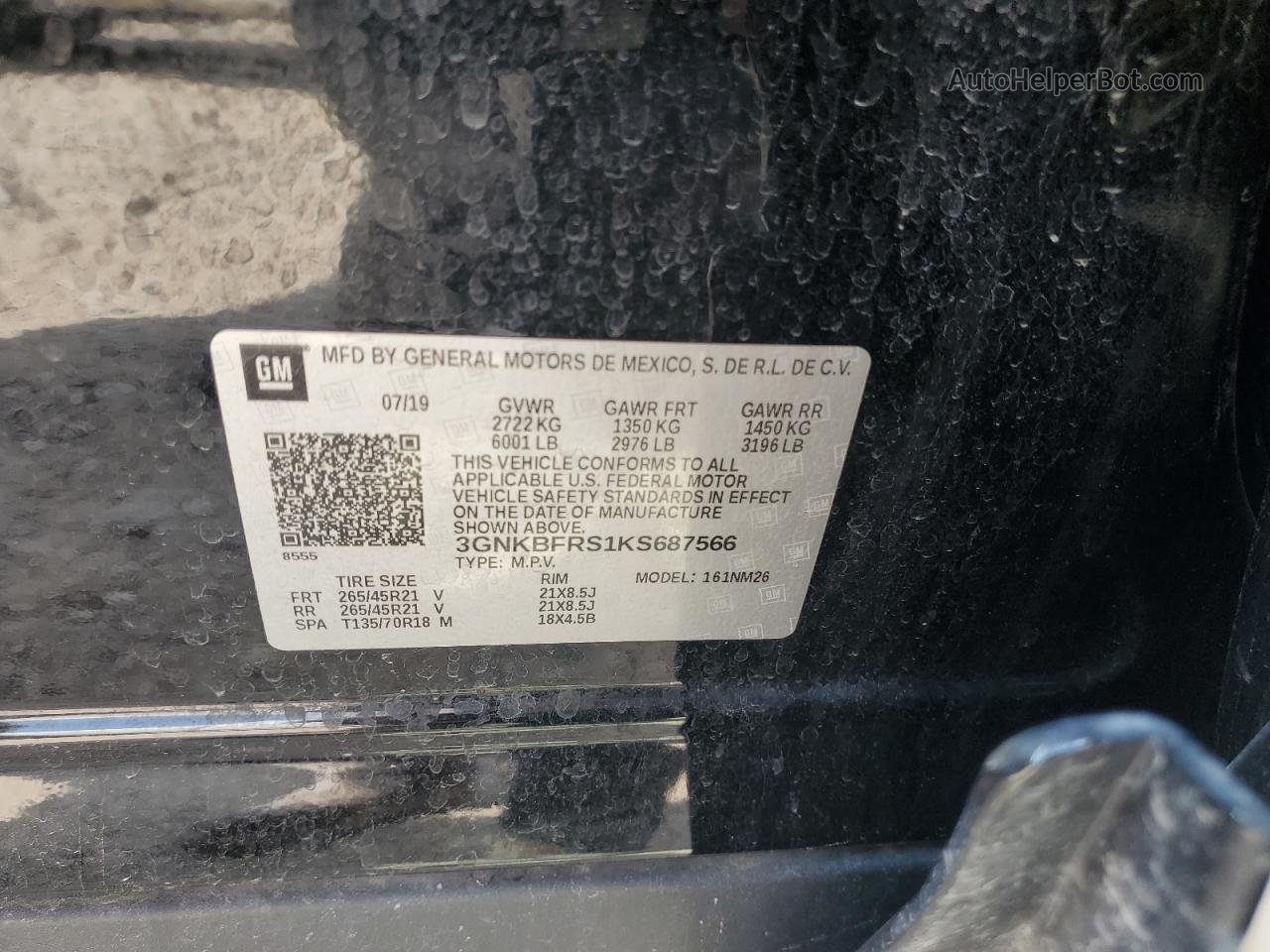 2019 Chevrolet Blazer Premier Черный vin: 3GNKBFRS1KS687566