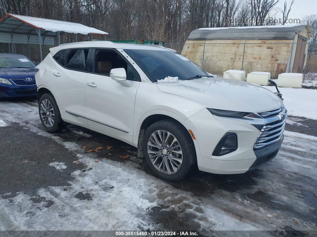 2020 Chevrolet Blazer Fwd Premier White vin: 3GNKBFRS2LS681521