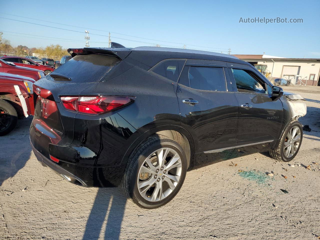 2019 Chevrolet Blazer Premier Черный vin: 3GNKBFRS8KS690626