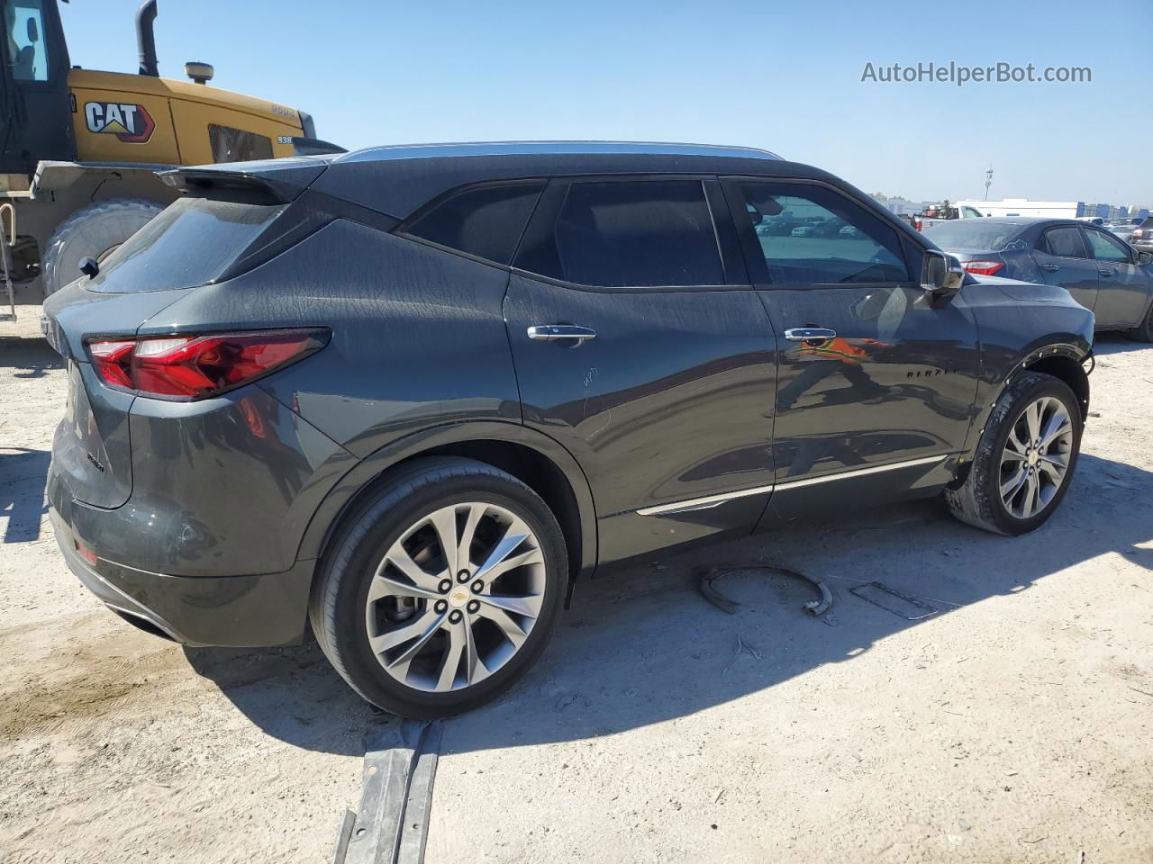 2019 Chevrolet Blazer Premier Gray vin: 3GNKBFRSXKS601087