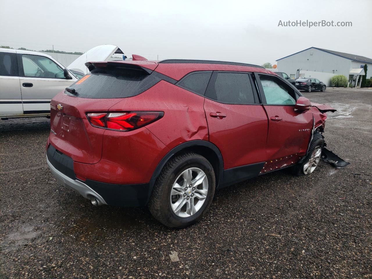 2019 Chevrolet Blazer 2lt Красный vin: 3GNKBGRS0KS683854