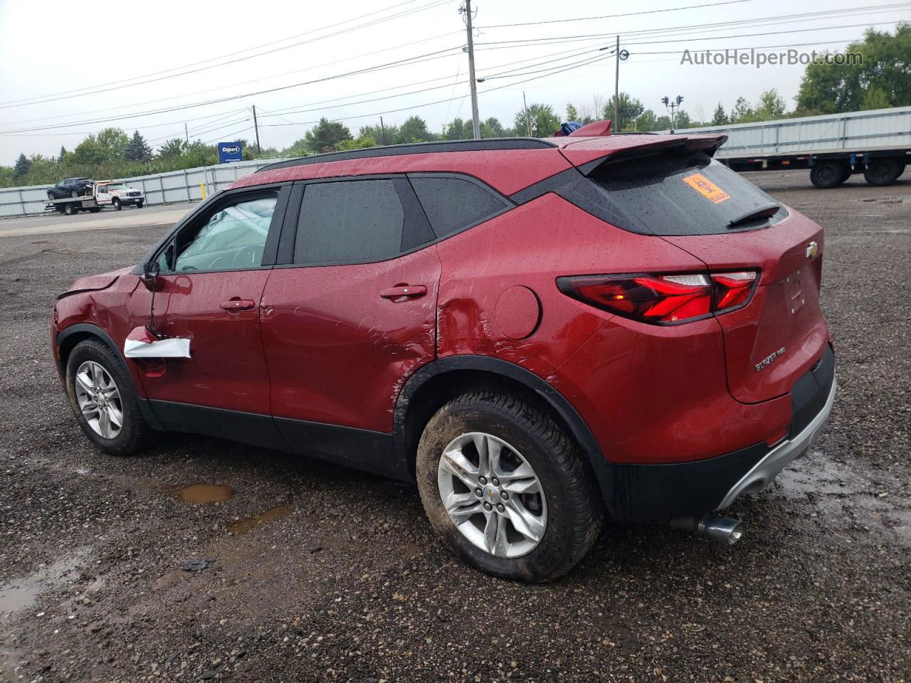 2019 Chevrolet Blazer 2lt Red vin: 3GNKBGRS0KS683854