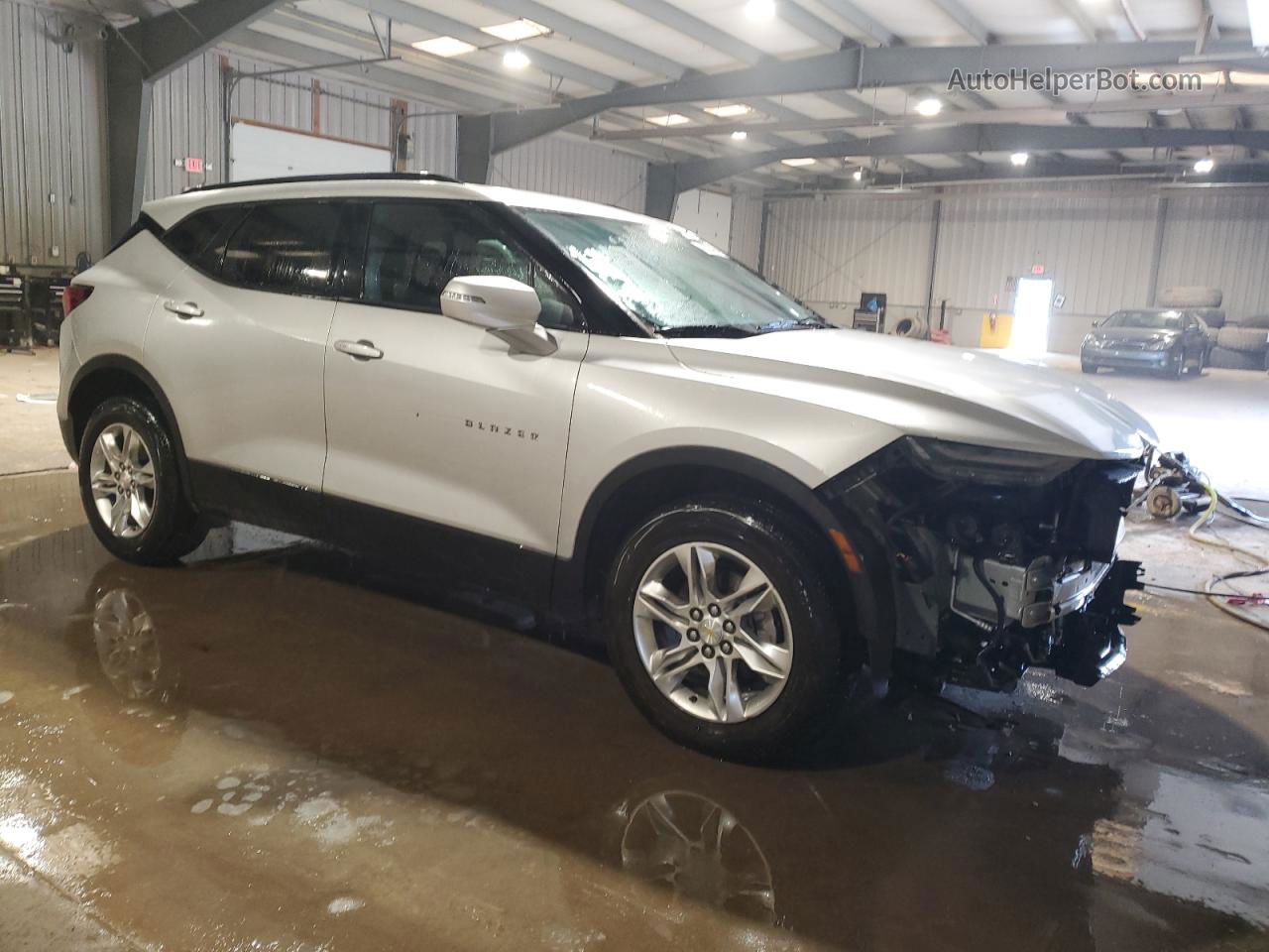 2019 Chevrolet Blazer 2lt Silver vin: 3GNKBGRS3KS607982