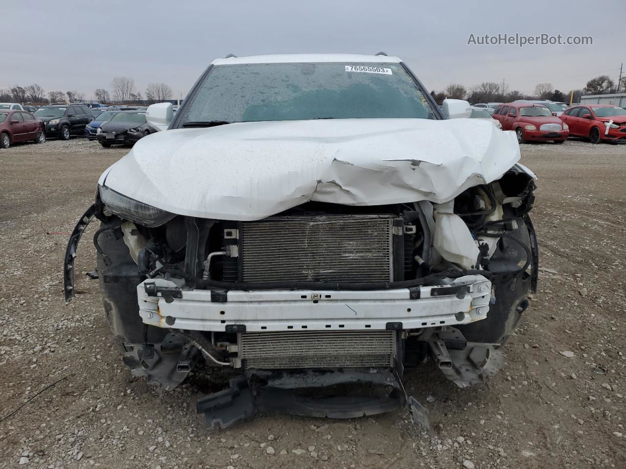 2019 Chevrolet Blazer 2lt White vin: 3GNKBGRS3KS636592